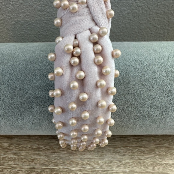 Lele Sadoughi Pearl Blush Headband - Picture 4 of 4
